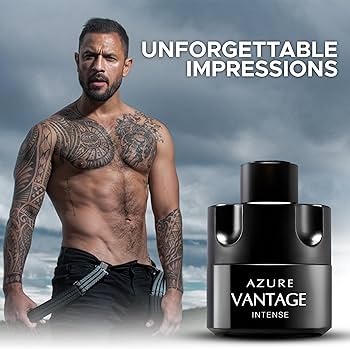 AZURE VANTAGE INTENSE PERFUME SECRET PLUS 3.4 EAU DE PARFUM SPRAY FOR MEN