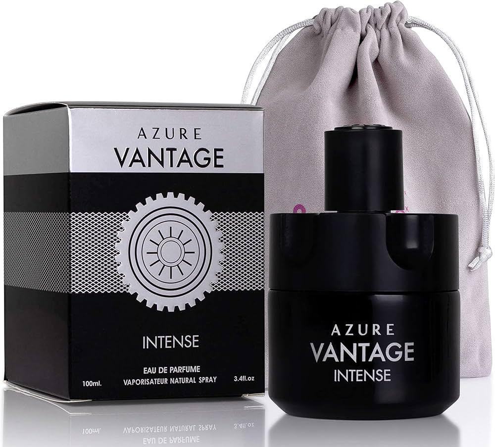 AZURE VANTAGE INTENSE PERFUME SECRET PLUS 3.4 EAU DE PARFUM SPRAY FOR MEN